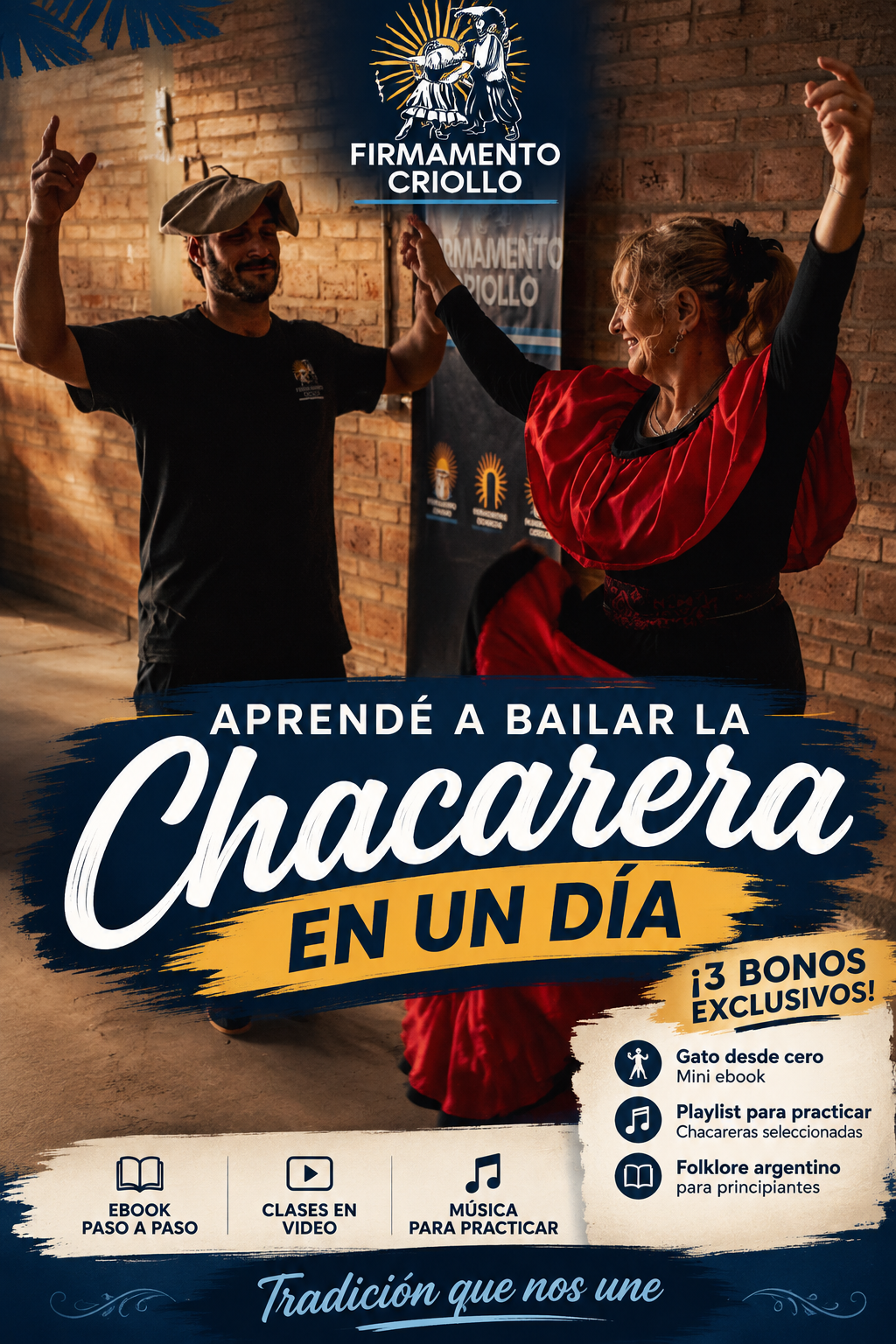 APRENDE A BAILAR LA CHACARERA EN UN DIA +3 bonos y aprende de la cultura Argentina